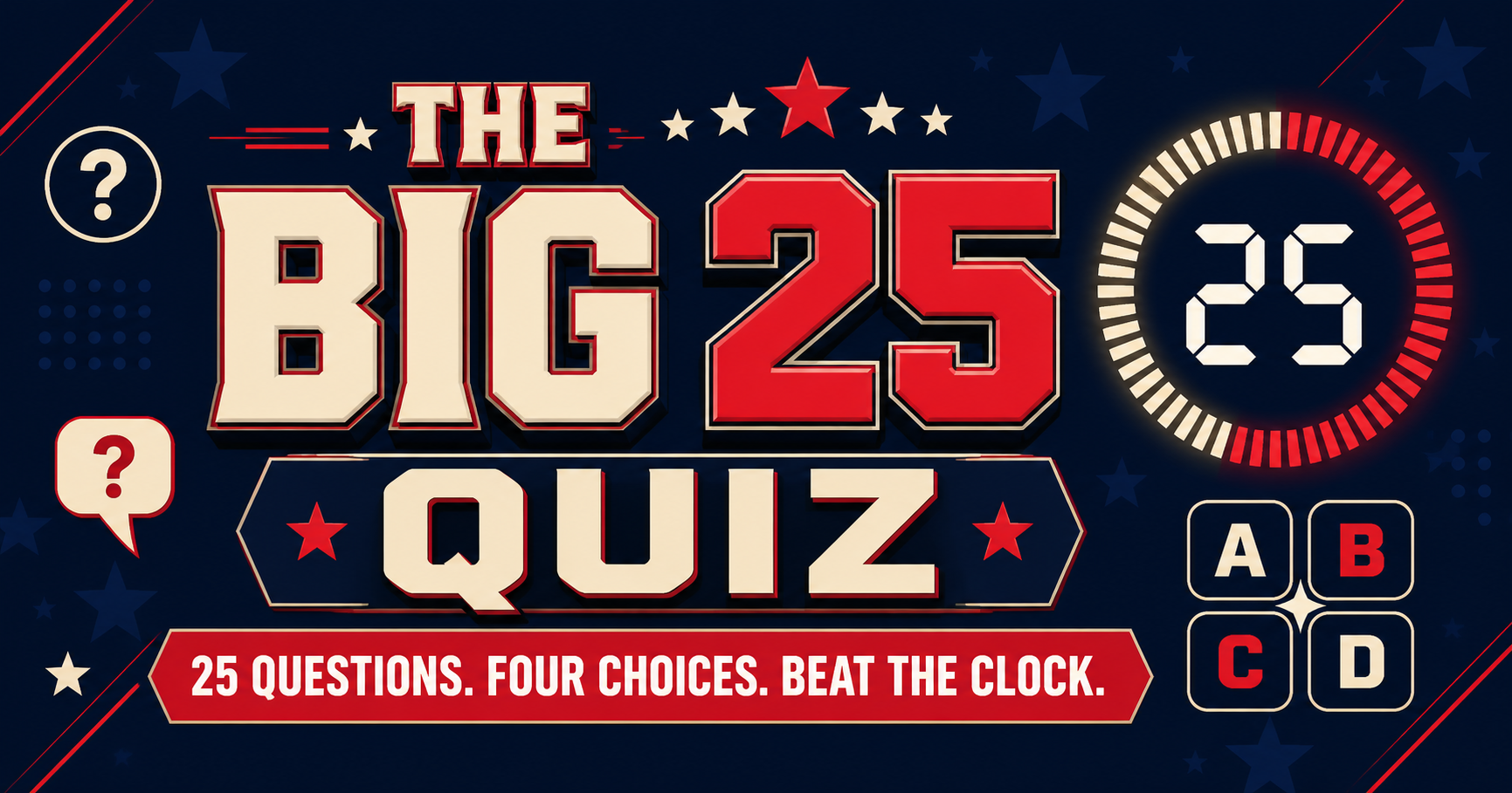 The Big 25 Quiz game artwork